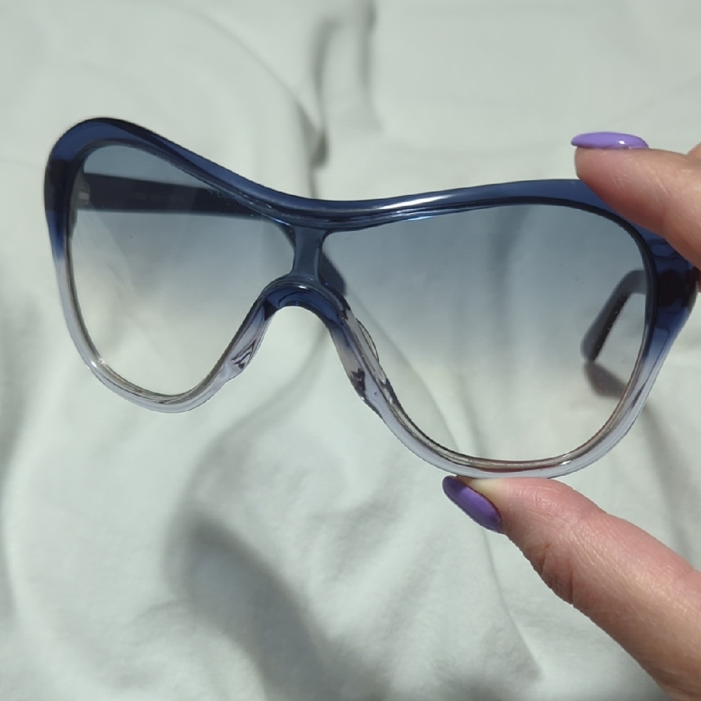 Fendi Navy and Clear Gradient Sunglasses